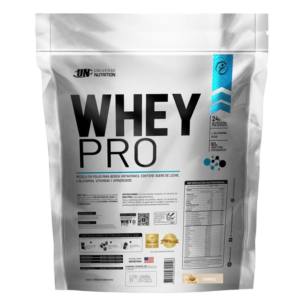 Proteína Whey Pro 3Kg Cookies and Cream