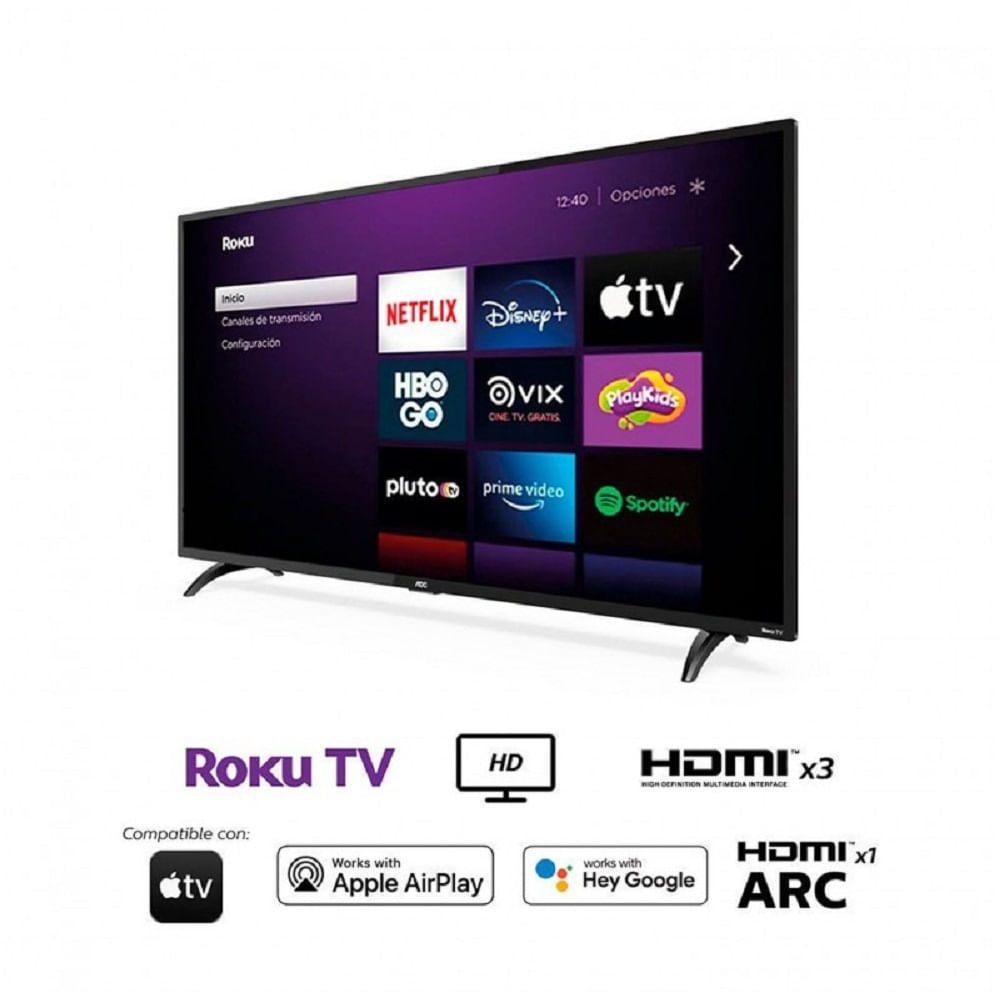 Televisor 32" LED Smart TV HD Roku AOC 32S5195