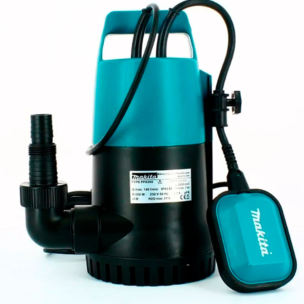 Bomba Sumergible Para Agua Limpia 300w PF0300 Makita