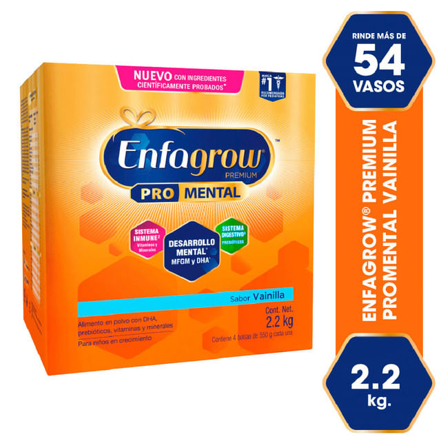 Enfagrow Premium Pro Mental Sabor Vainilla - Caja 2.2 KG