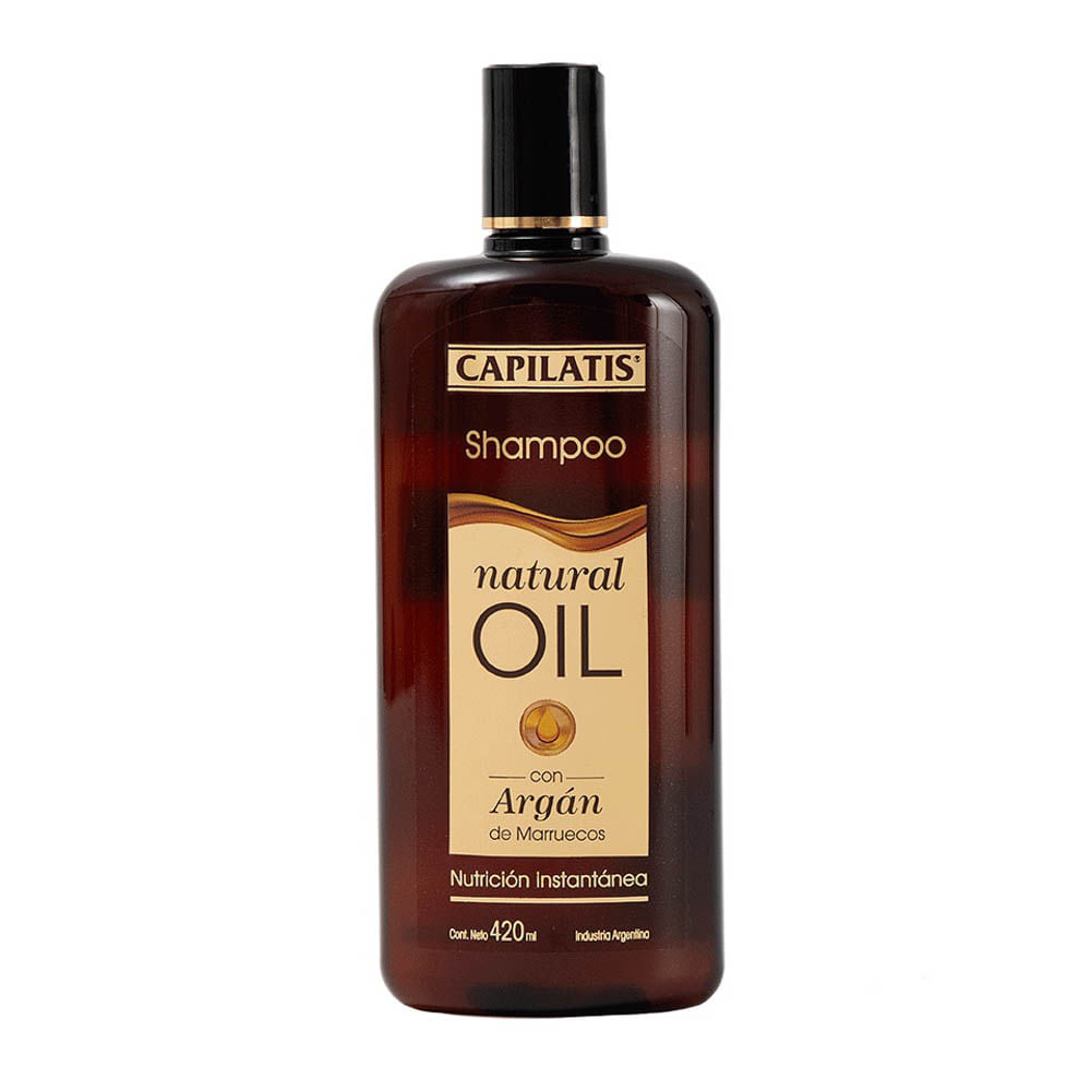 Shampoo Capilatis Natural Oil Argán - Frasco 420 ML