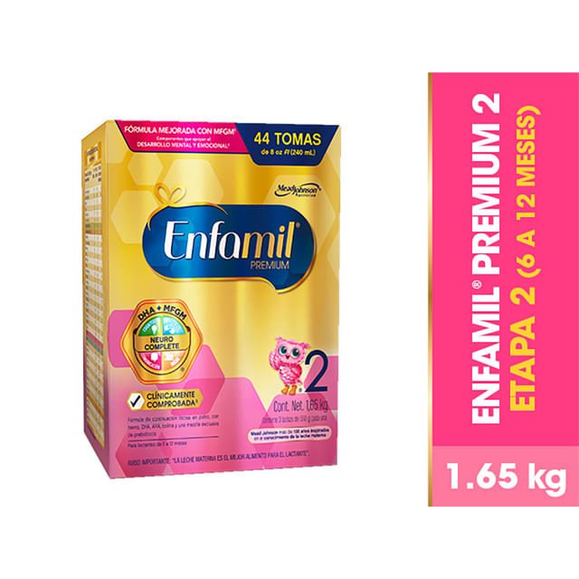 Enfamil Premium 2 MFGM - Caja 1650 G