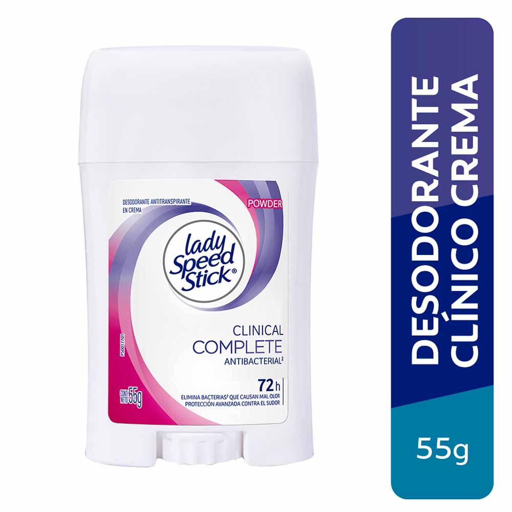 Desodorante para mujer Mujer LADY SPEED STICK Clínical Powder en Crema 55g