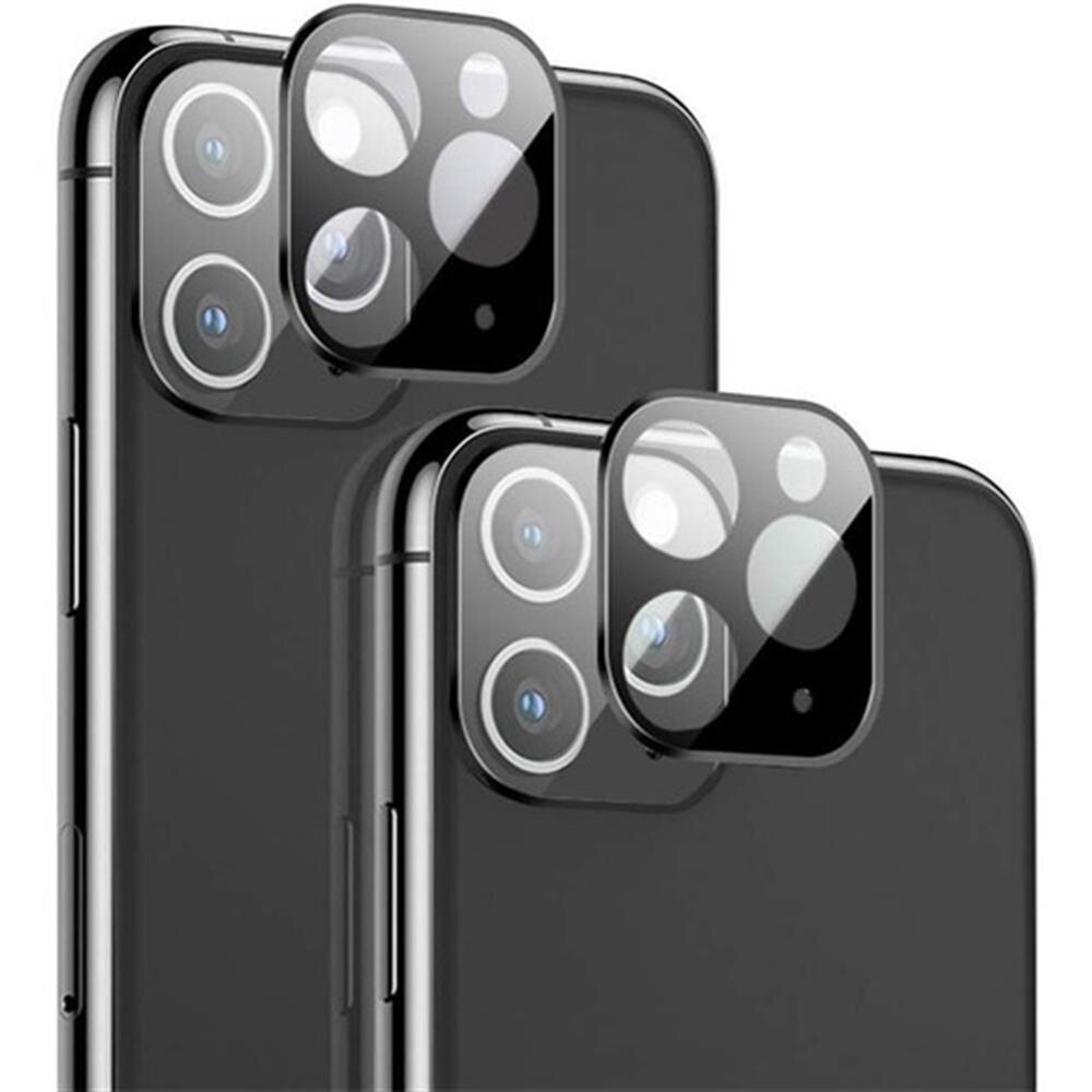 Vidrio Protector de Cámara para iPhone 11 Pro Max - Negro