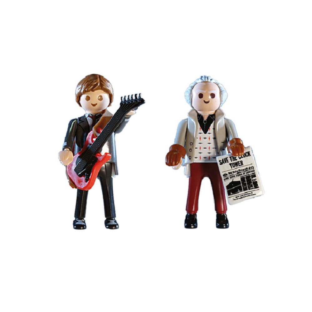 Set De Juego Playmobil Back To The Future Marty Mcfly Y Emmett