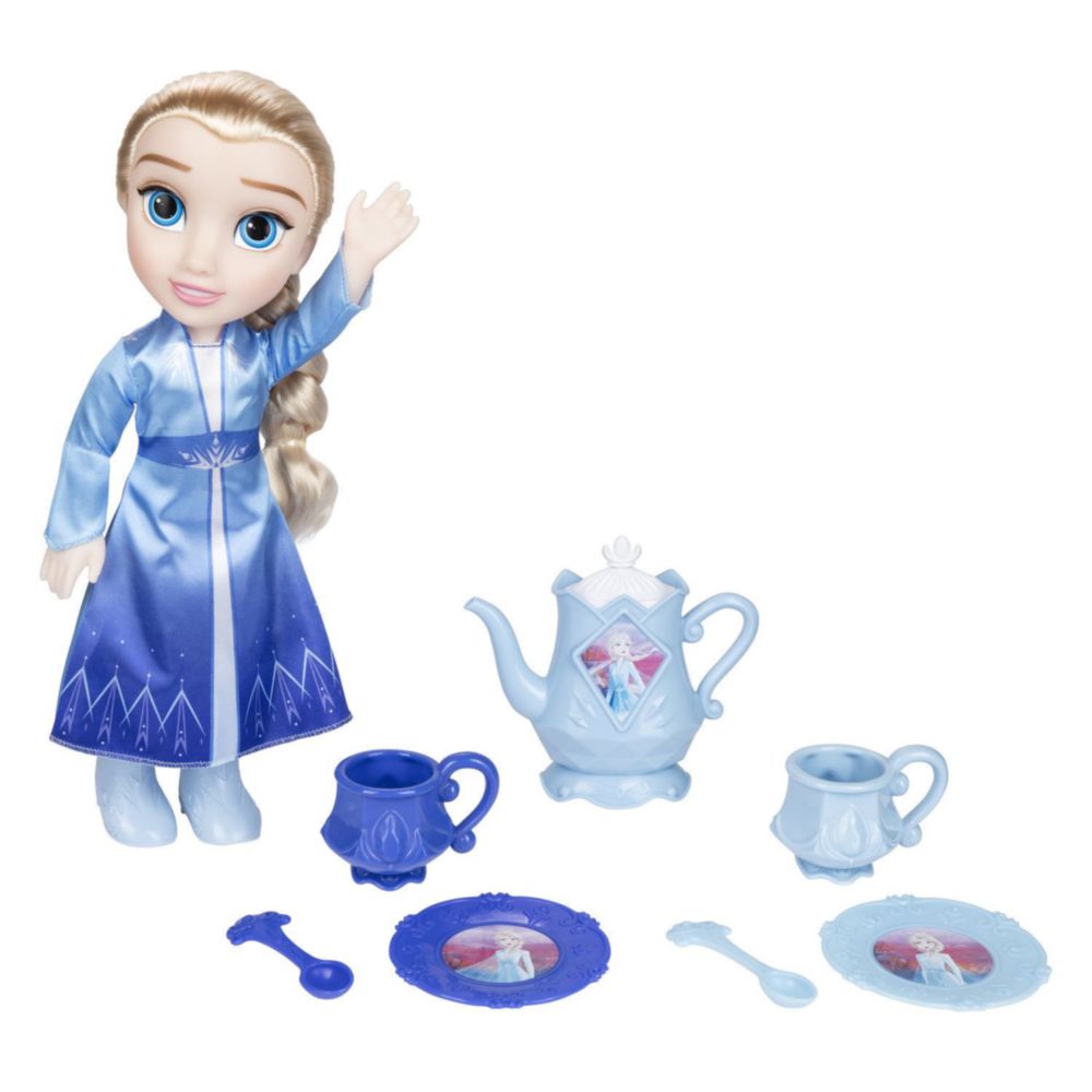 Muñeca Princesa Juego De Té Elsa
