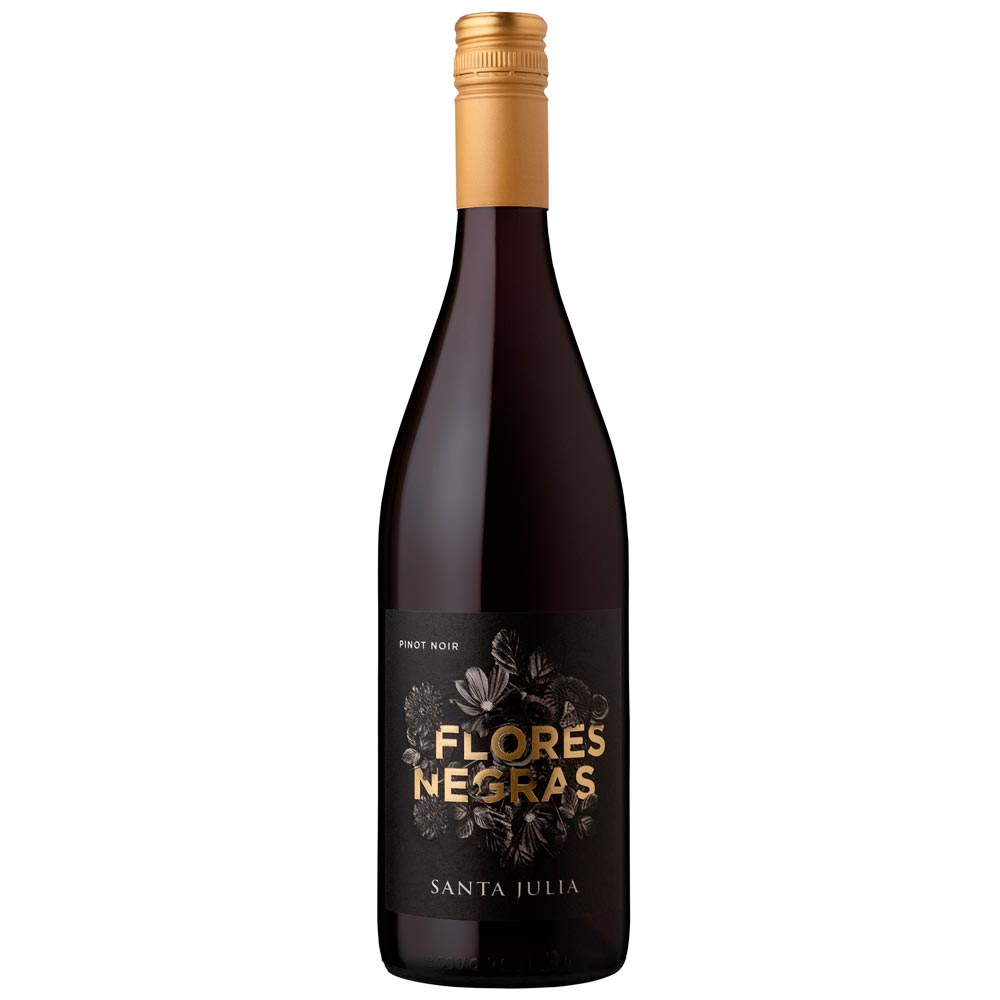 Vino Tinto SANTA JULIA Flores Negras Pinot Noir Botella 750ml
