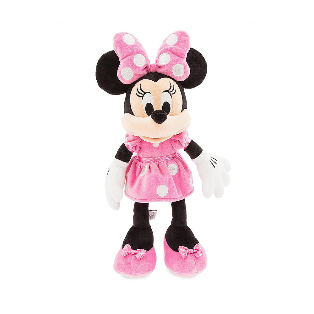 Peluche Mediano Disney Store Minnie Rosada