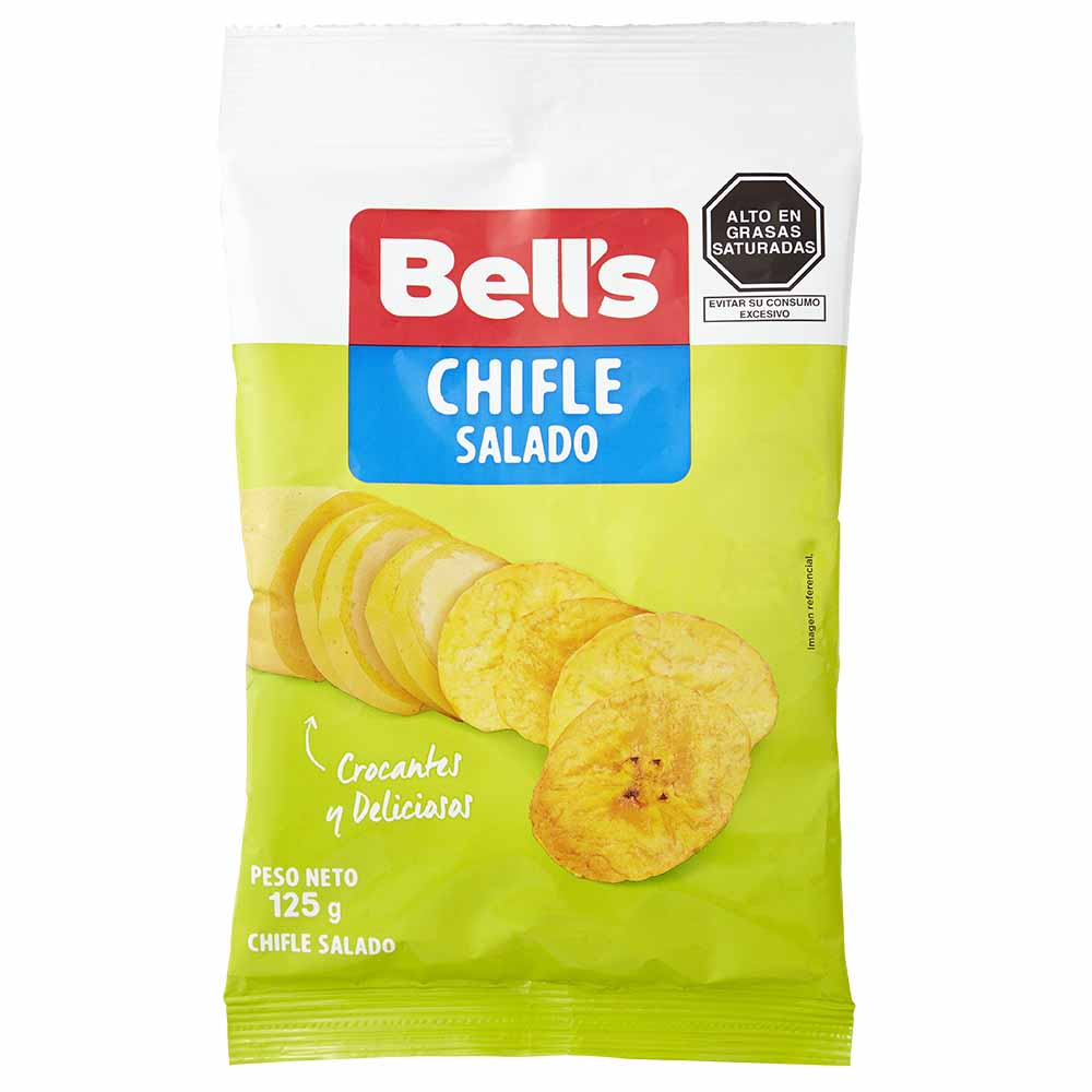 Piqueo BELL'S Chifles salados Bolsa 125Gr