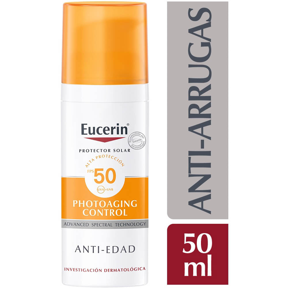 Protector Solar Facial Eucerin Photoaging Control Antiarrugas FPS50 - Frasco 50 ML