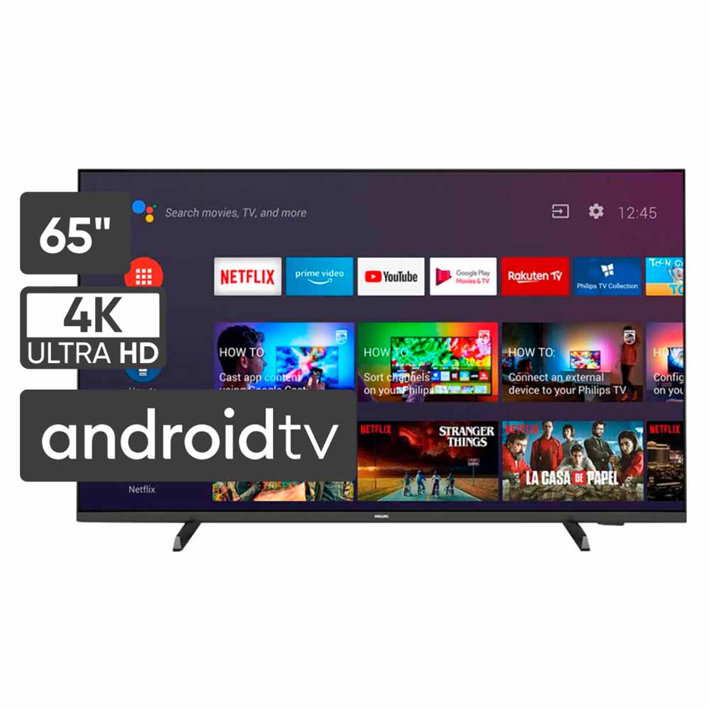 Televisor PHILIPS LED 65'' UHD 4K Smart Tv 65PUD7406