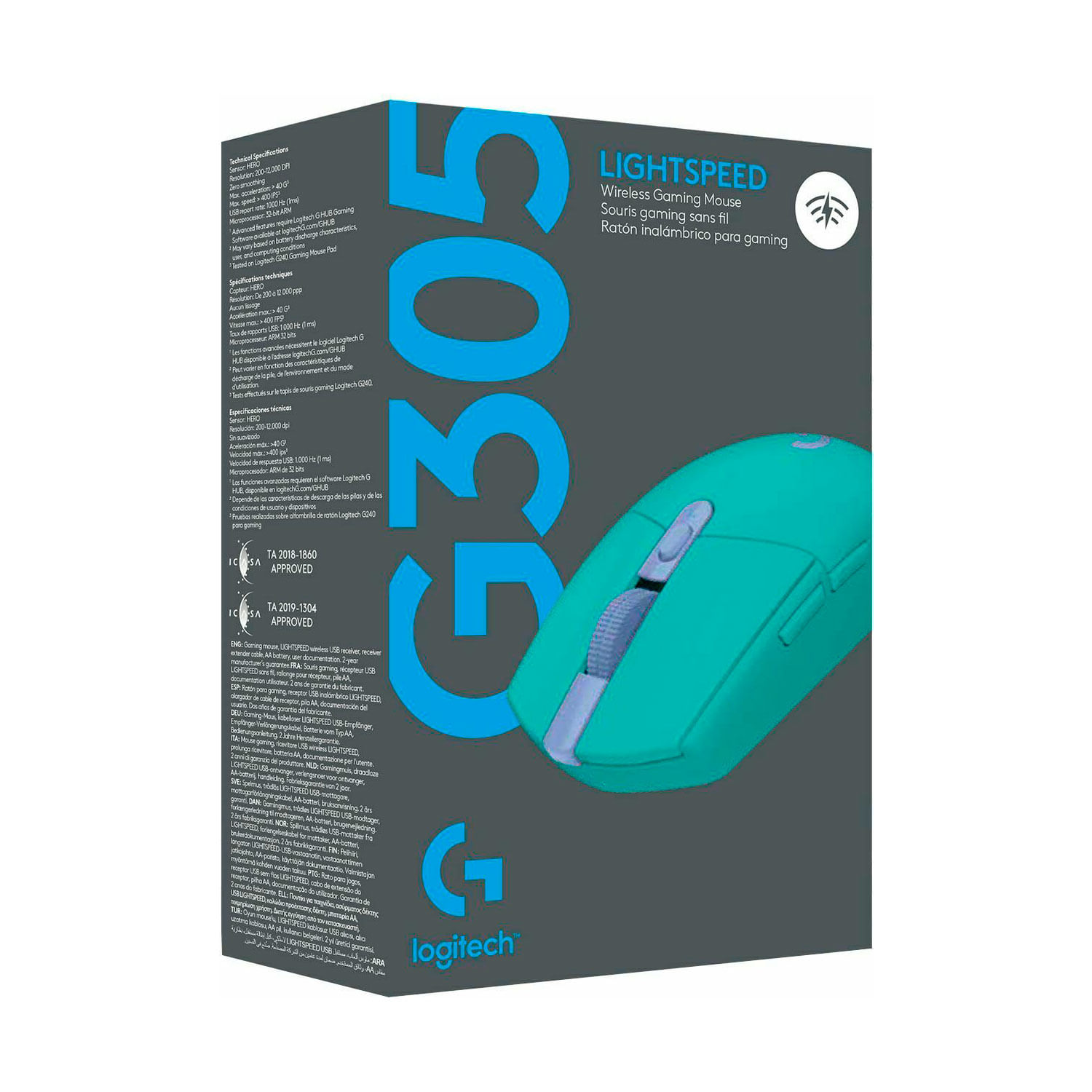 Mouse Gamer Logitech G305 Lightspeed Wireless Mint