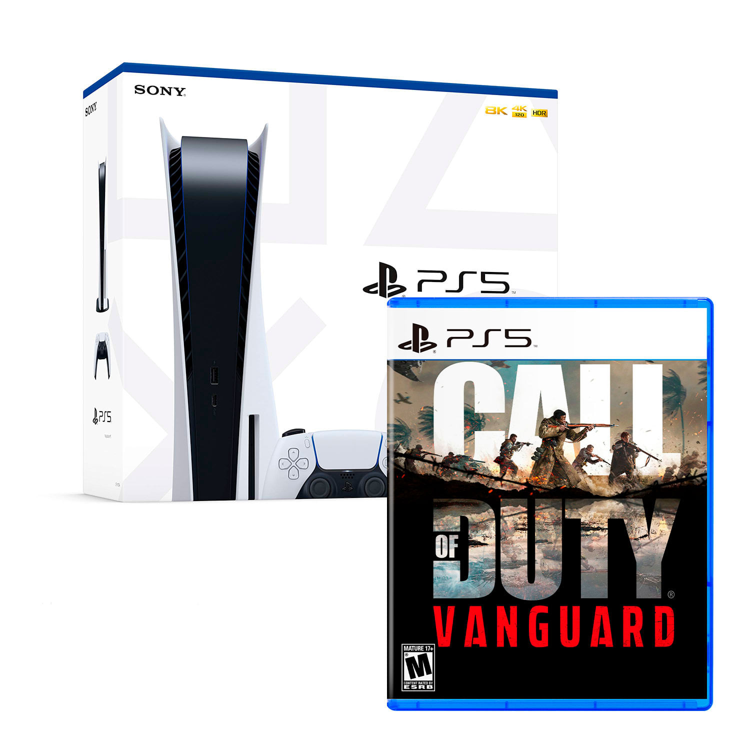 Consola PS5 Con Lector de Discos + Call of Duty Vanguard