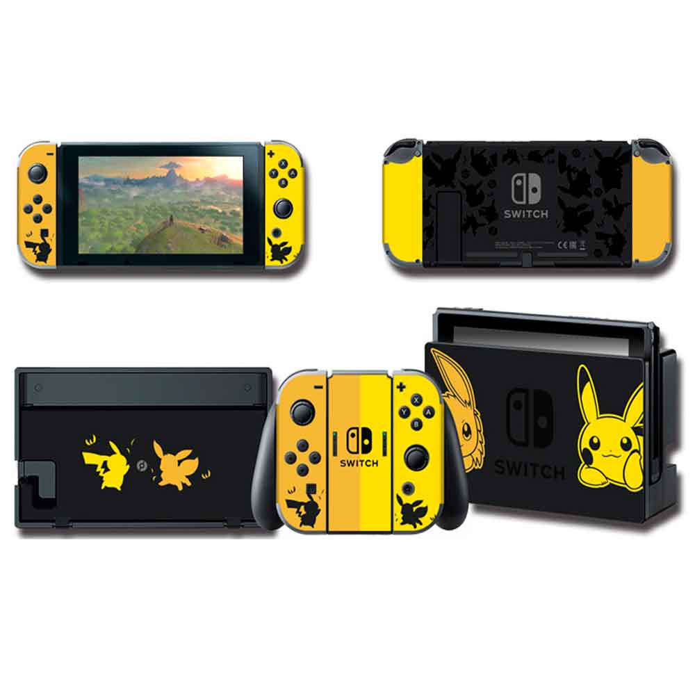 Skin para Nintendo Switch OLED Pikachu Evee N°2000