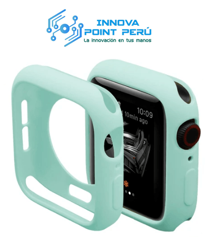 Case, Funda, Protector de Silicona Color Verde Hade  Compatible con Apple watch 44Mm Series 4,5,7