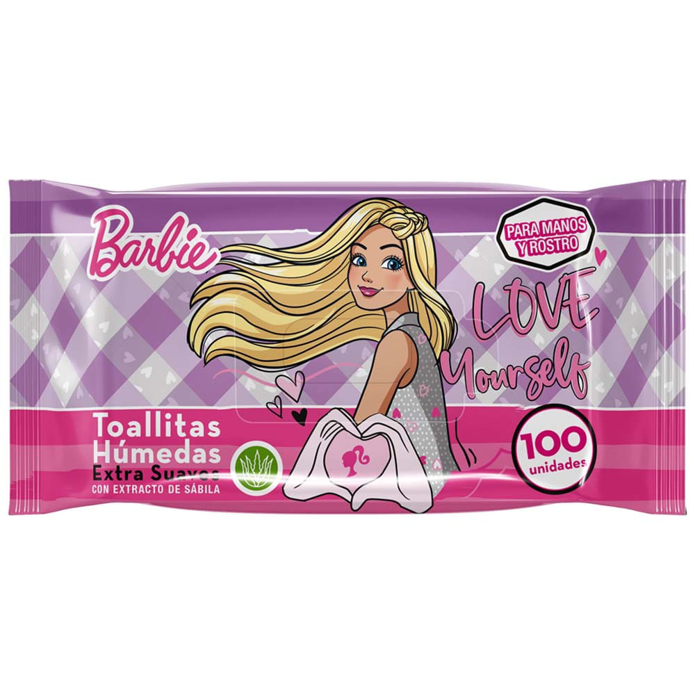 Toallitas Húmedas GELATTI Barbie Paquete 100un