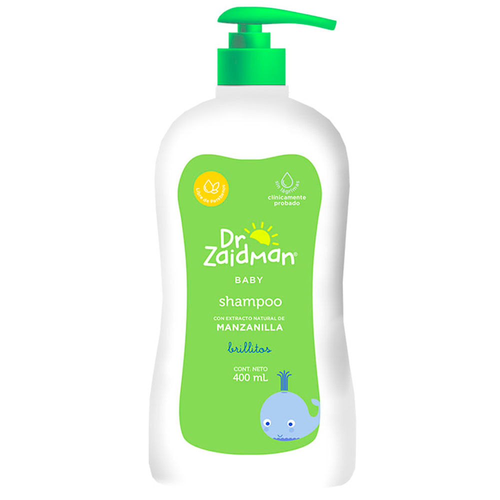 Shampoo para Bebé DR ZAIDMAN Manzanilla Botella 400ml