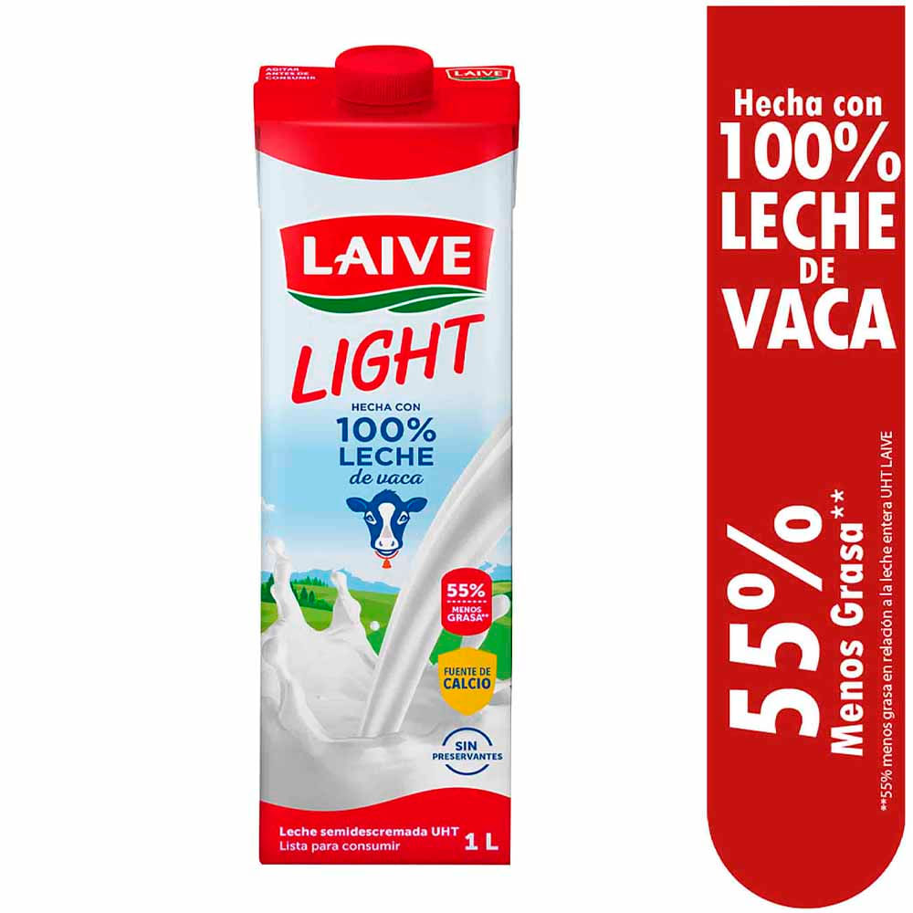 Leche LAIVE Light Caja 1L