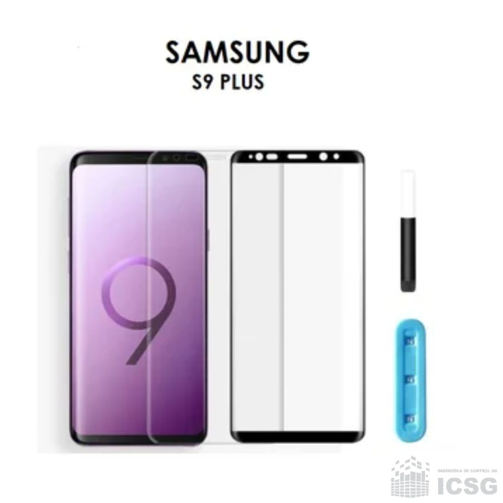 Mica Vidrio Curvo Uv Samsung Galaxy S9 Plus + Regalo