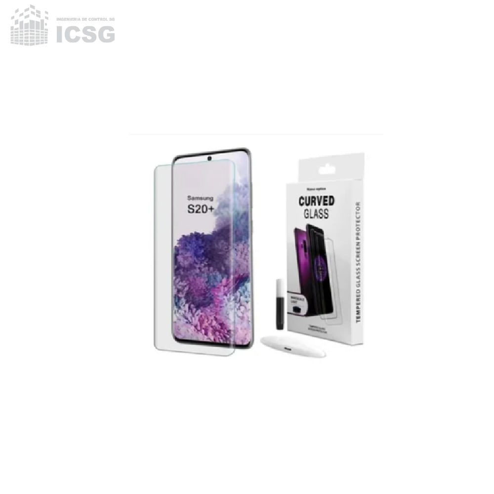 Mica Vidrio Curvo UV Samsung Galaxy S20 Plus + Regalo