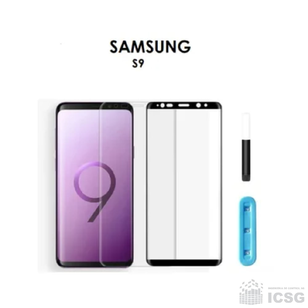 Mica Vidrio Curvo Uv Samsung Galaxy S9 + Regalo