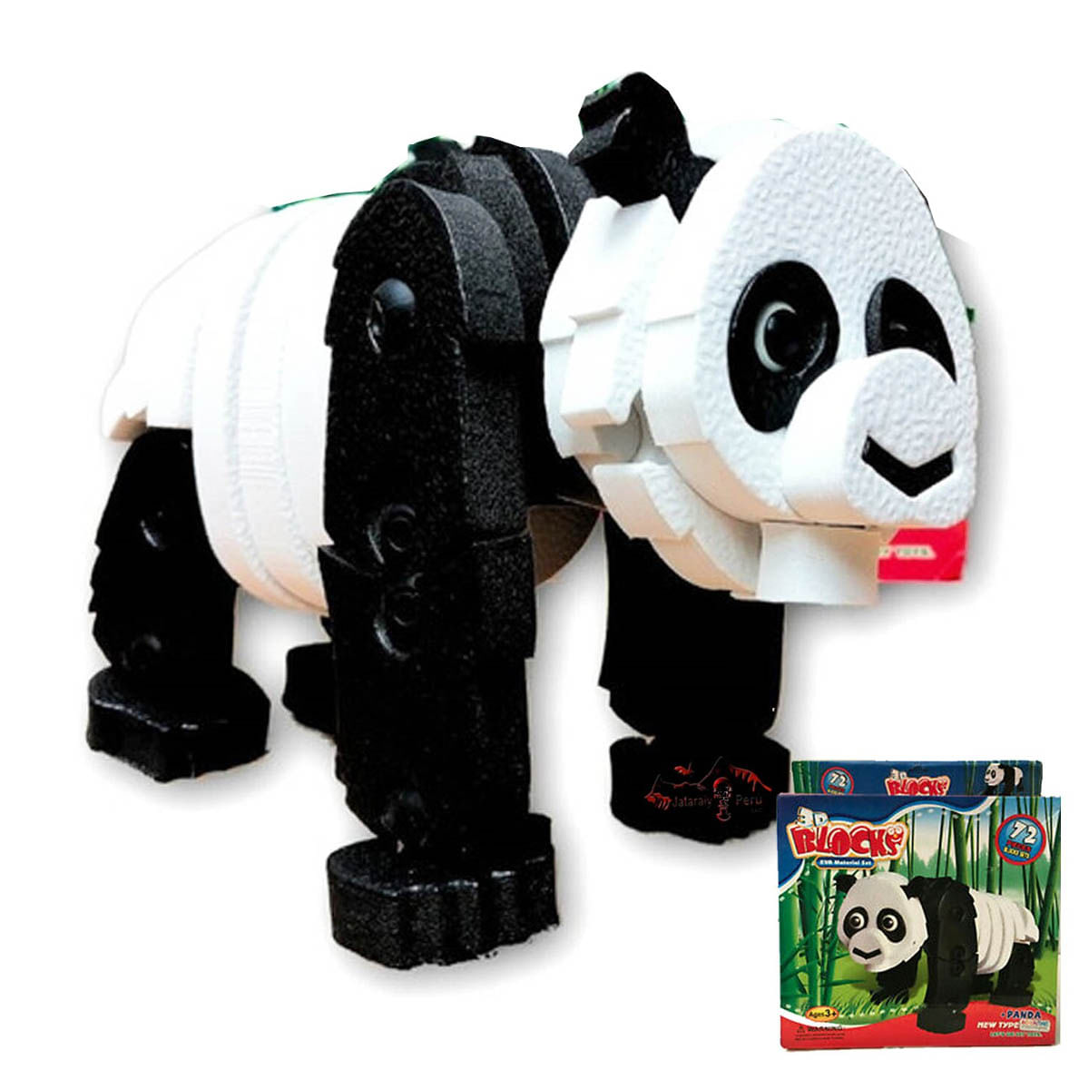 Juguete Didáctico Rompecabezas Panda XY1206 3D 72Pcs