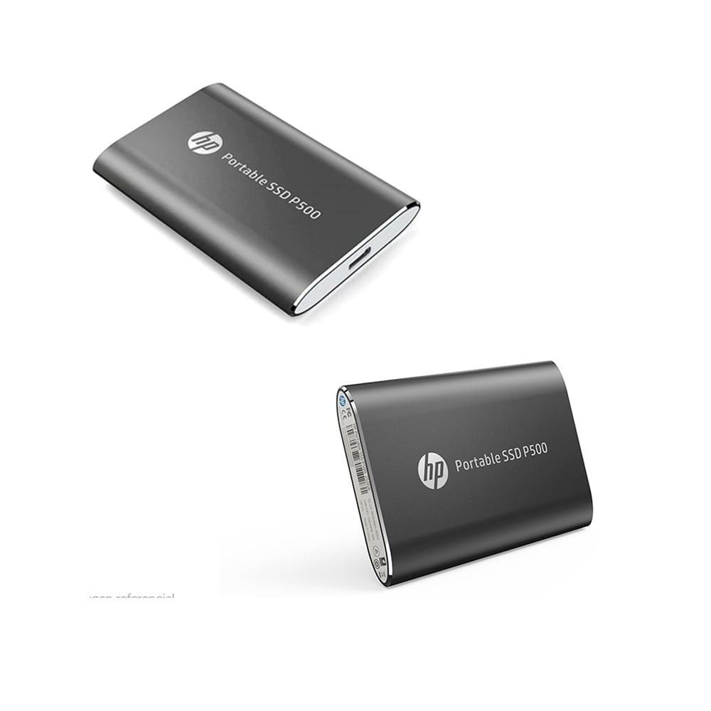 Disco SSD Externo HP P500 500GB USB 3.1 Tipo-C Negro
