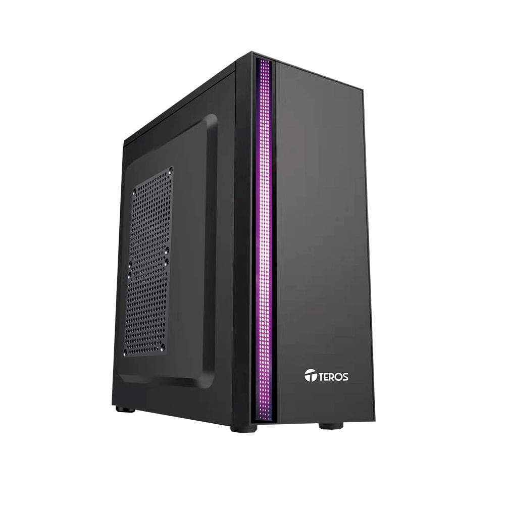 Case Teros TE1075N Mid Tower ATX 250W USB 3.0 2.0 Audio Negro