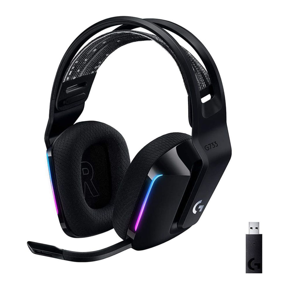 Audifonos Gaming Logitech G733 Lightspeed Black