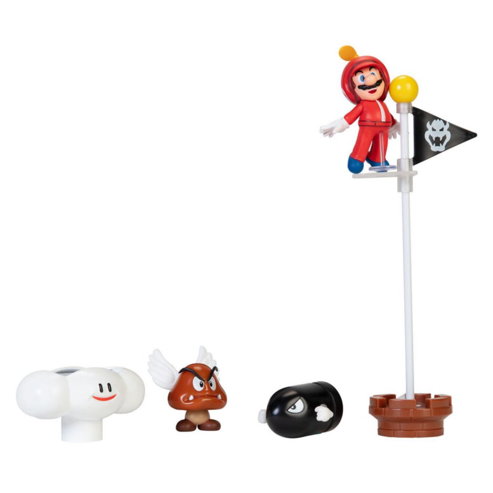 Figura Super Mario Nintendo Diorama De Nube 2.5"
