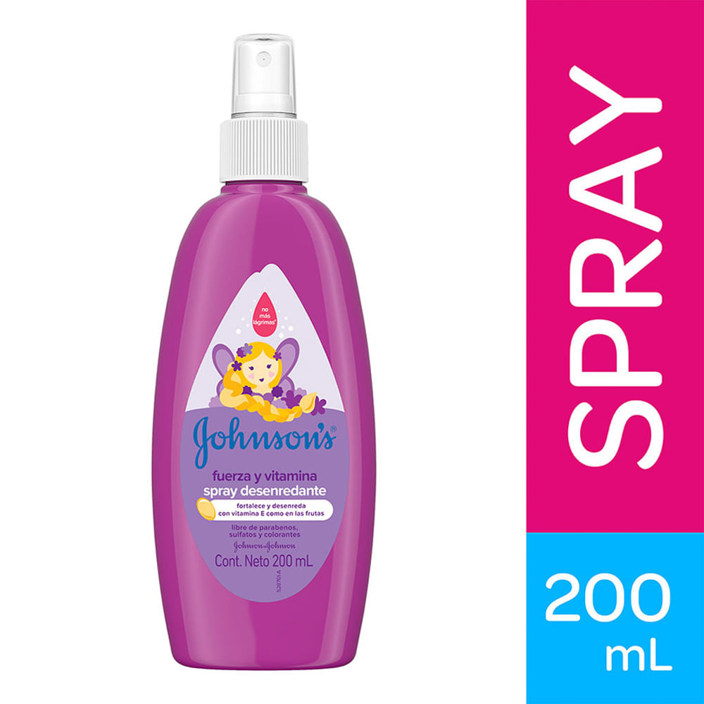 Spray Para Peinar Johnson Fuerza y Vitamina - Frasco 200 ML