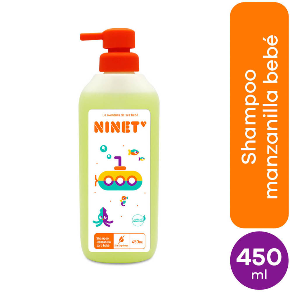 Shampoo Manzanilla para Bebés Ninet - Frasco 450 ML