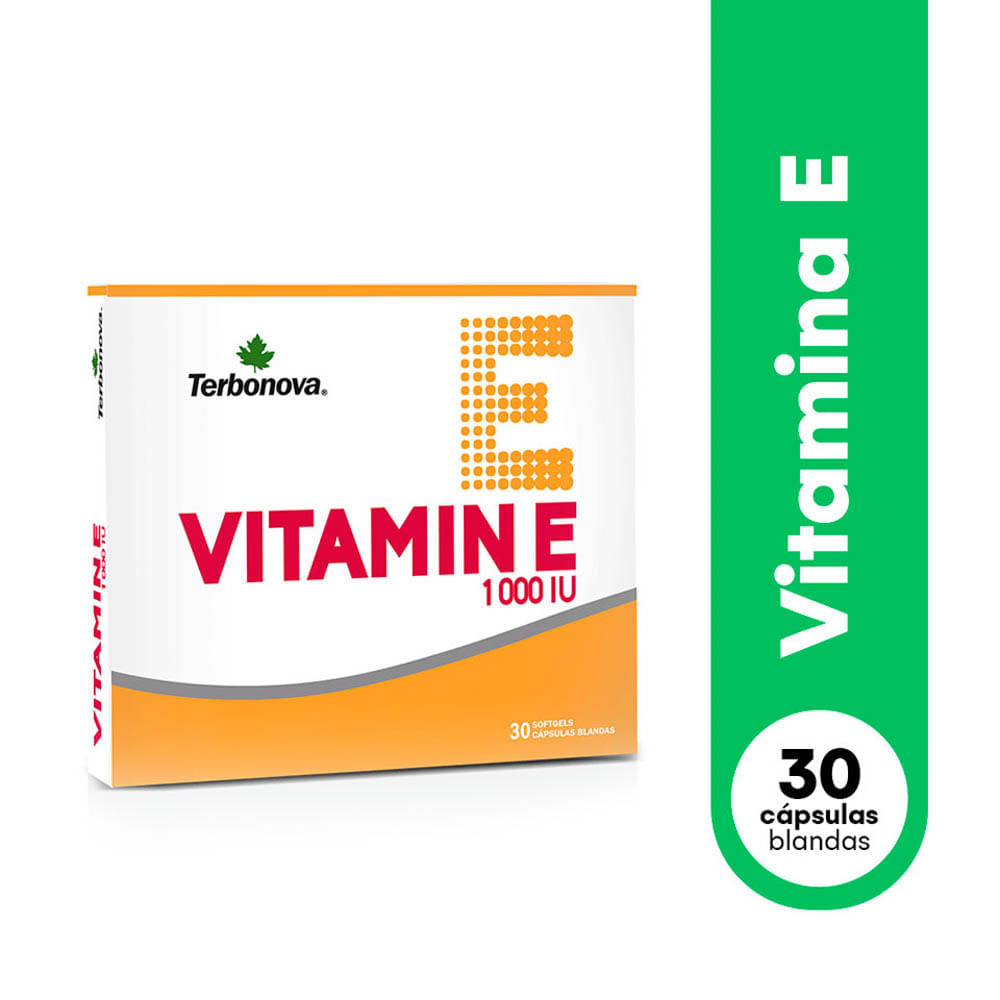 Vitamina E 1000UI Cápsula Blanda Caja 30 unidades