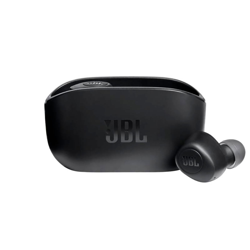 Audífono JBL Wave 100 TWS Bluetooth Deep Bass Earbuds Color Negro
