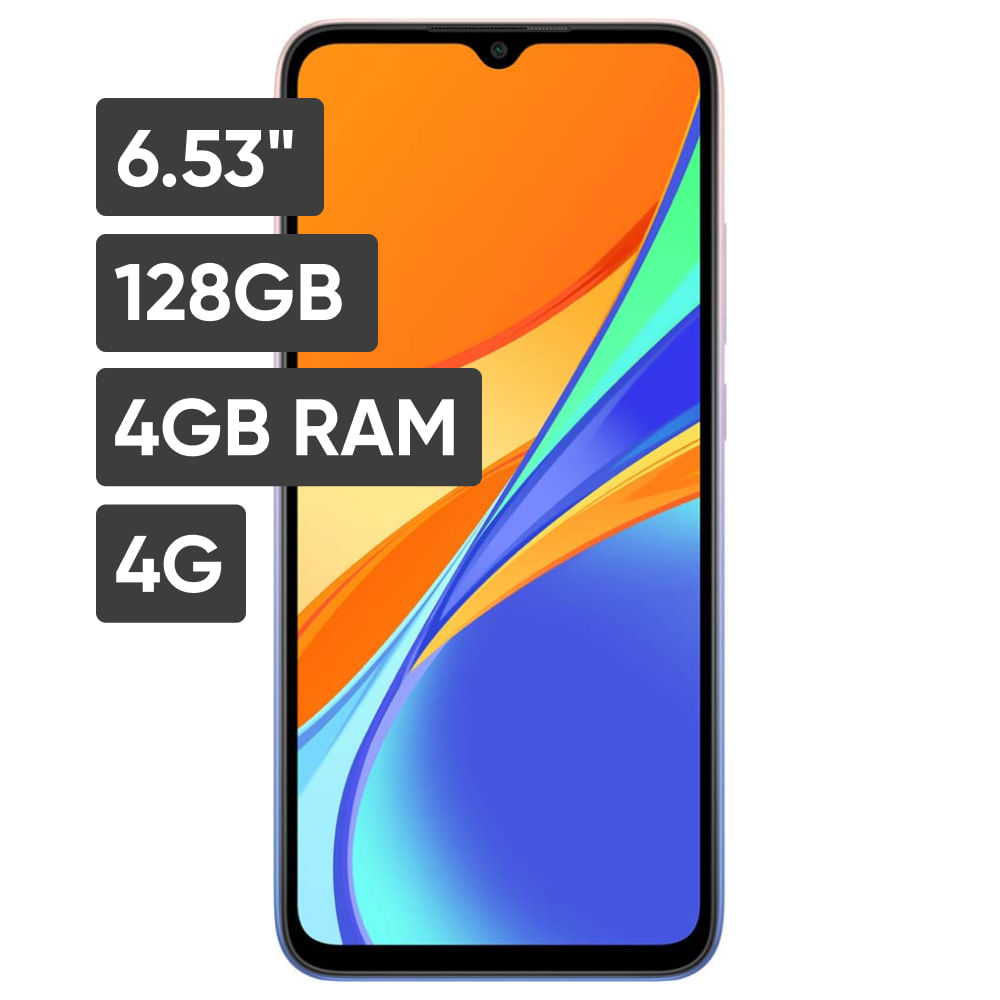 Smartphone XIAOMI Redmi 9C 6.53'' 4GB 128GB 13 MP + 2 MP + 2 MP Lavander Purple