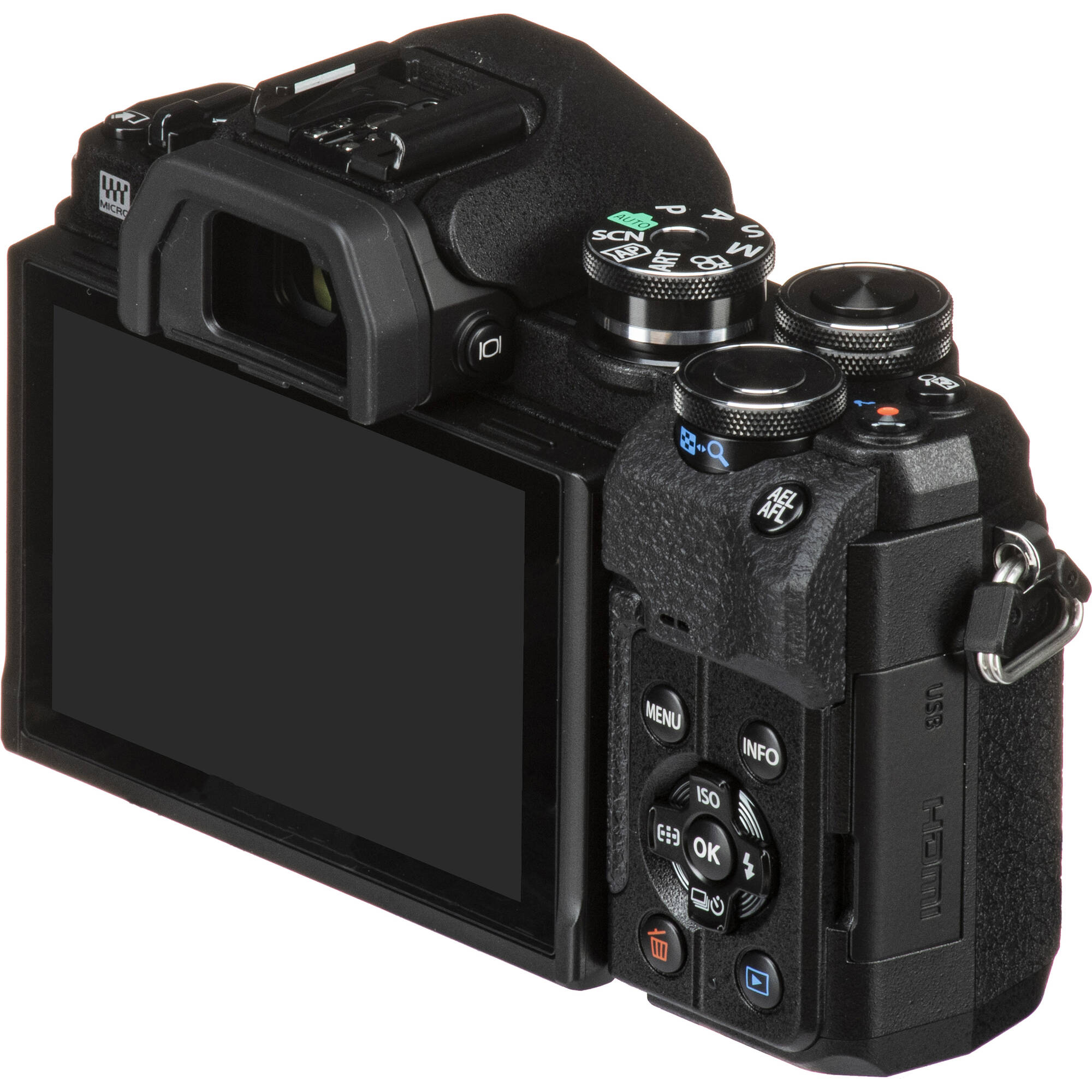 Cámara Mirrorless Olympus OM-D E-M10 Mark IV con lente de 14-42 mm EZ Negro