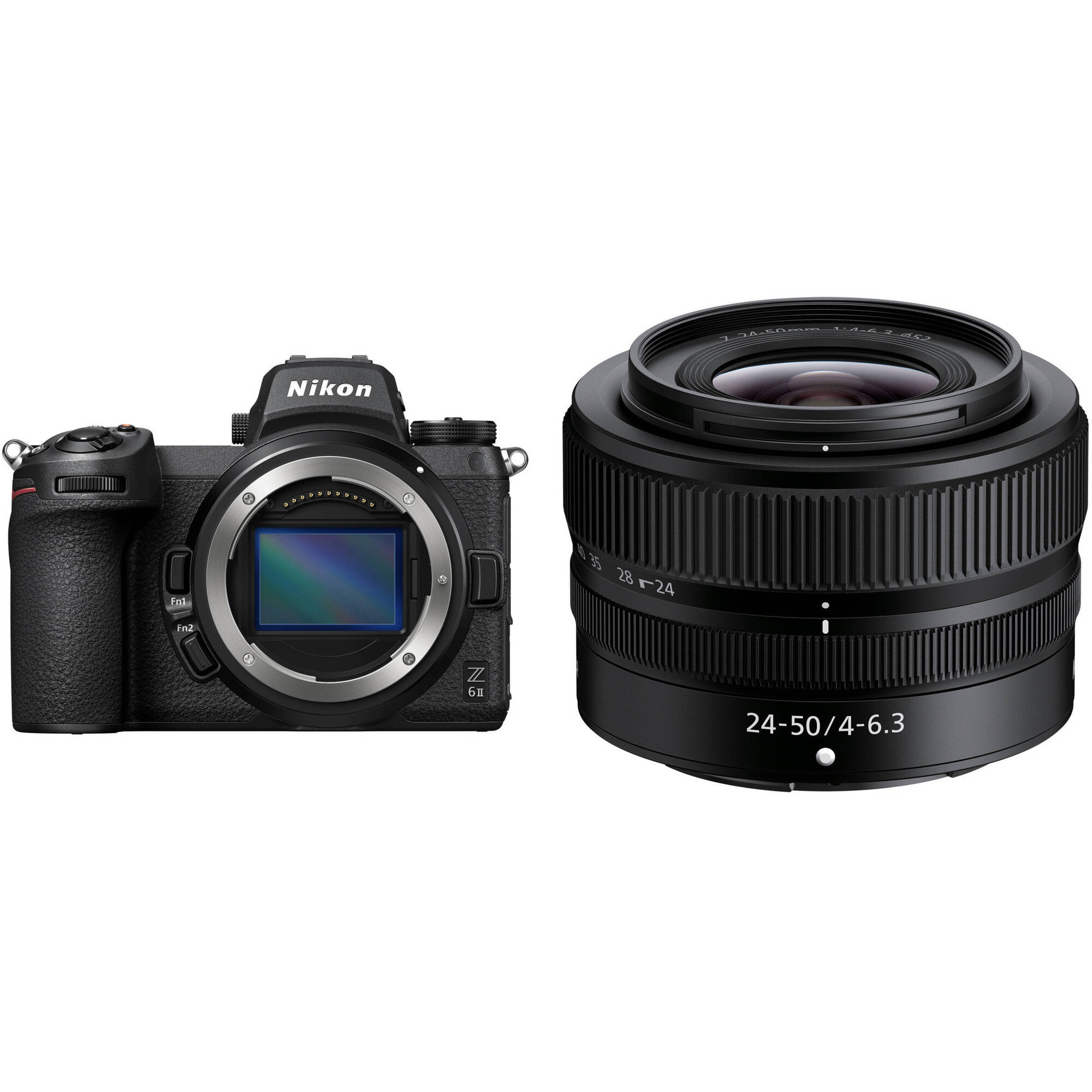Cámara Mirrorless Nikon Z6 II con Kit de Lentes de 24-50 mm