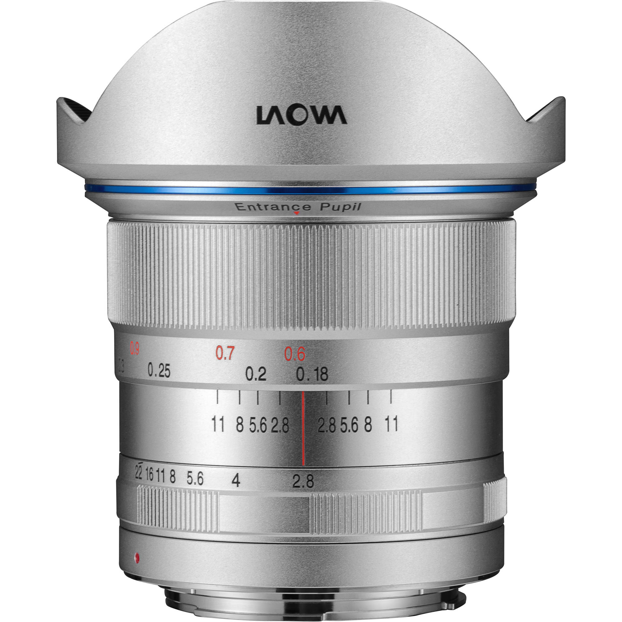 Lente Zero-D para Canon EF Venus Optics Laowa 12mm F / 2.8 Plata