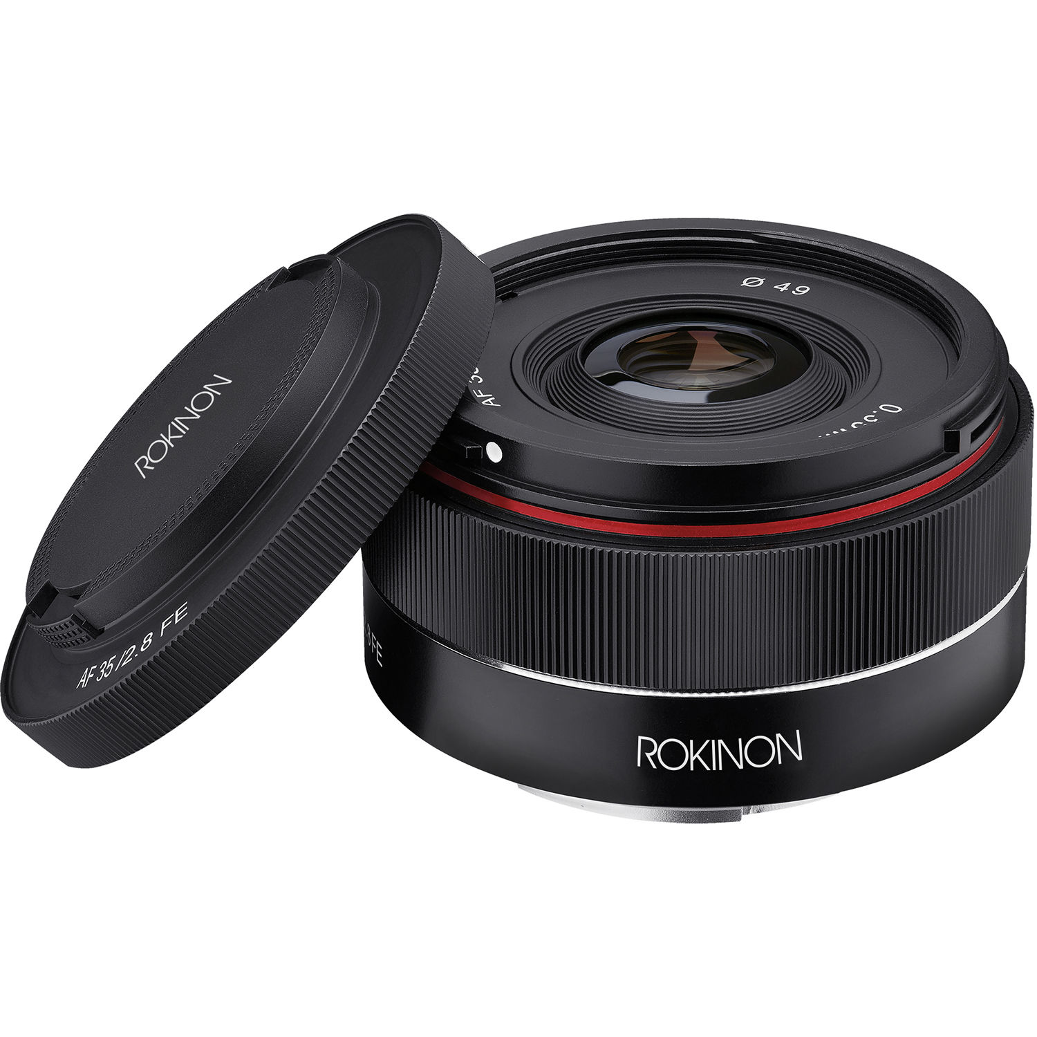 Lente con Lens Station Kit para Sony E Rokinon AF 35mm F / 2.8 FE