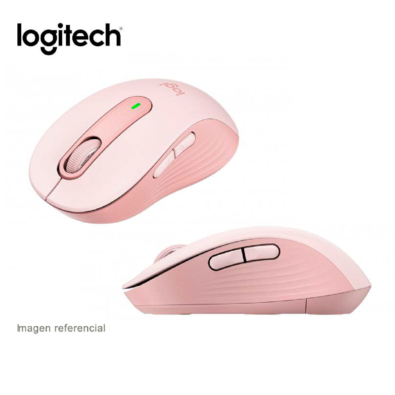 Mouse Logitech Signature M650 Rose + Mouse Pad Mouse Antisalpicaduras