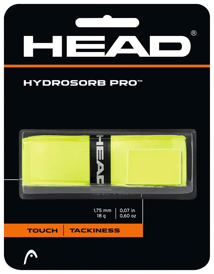 Grip para 1 Raqueta de Tenis Head Hydrosorb Pro Amarillo
