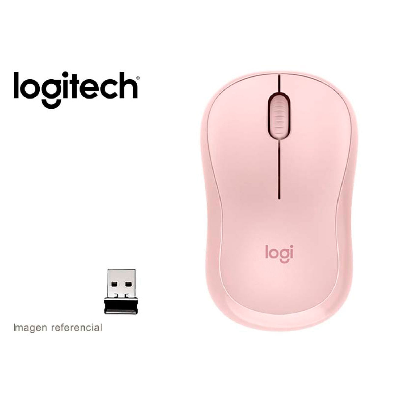 Mouse Logitech M220 Silent Wireless Rosa