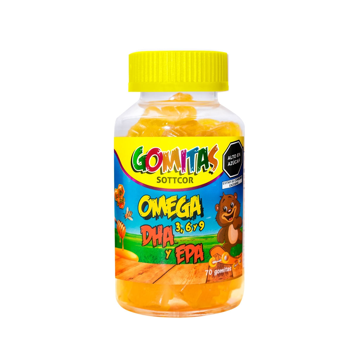 Omega Para Niños Gomitas Sottcor 100Gr Naranja