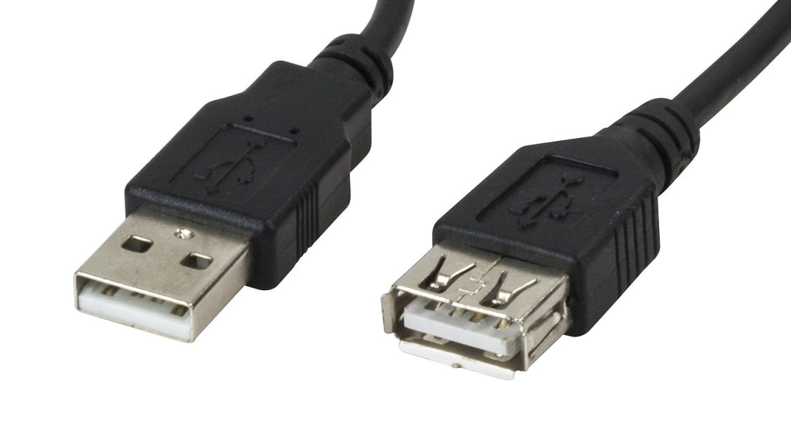 Cable 1.8m USB 2.0 Macho Hembra - XTC-301