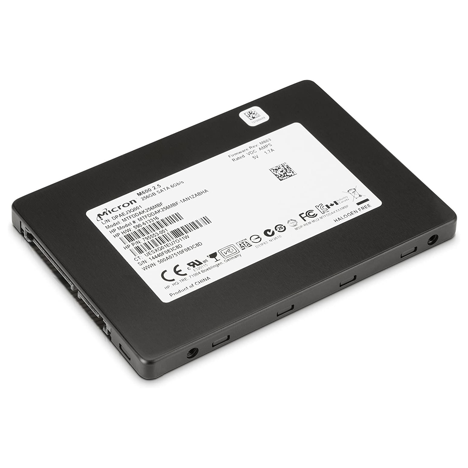 Disco Sólido 256GB SSD HP 2.5" 3 Gbps Transfer Para Z200, Z400, Z600 & Z800 Workstations - A3D26AA