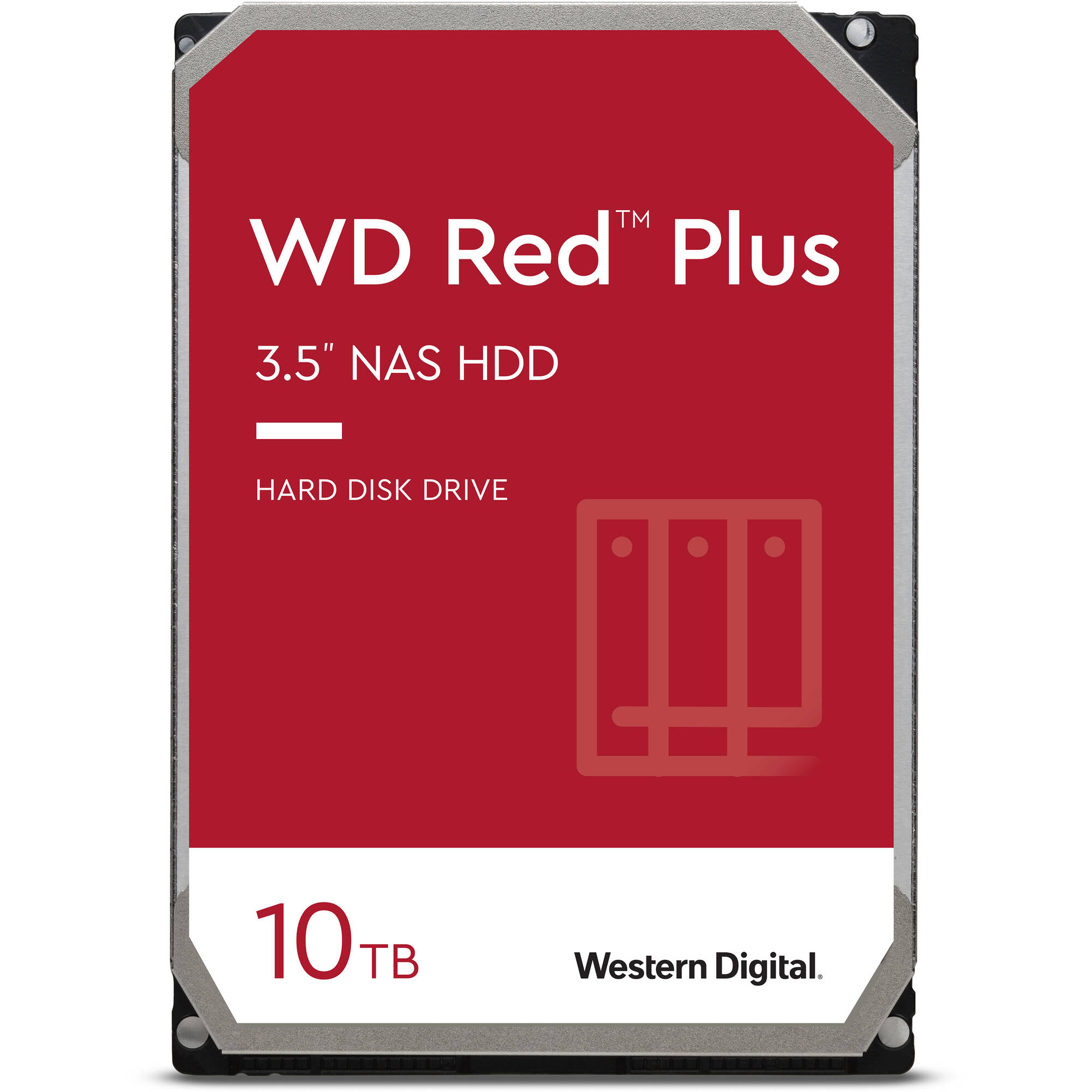 Disco Duro 10TB Western WD Red Plus 7200 rpm SATA III 3.5" Internal NAS HDD - WD101EFBX