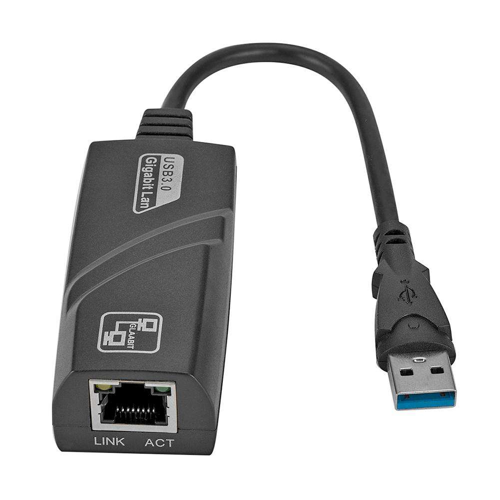 Adaptador USB 3.0 a RJ45 USB LAN Ethernet Windows Internet Gigabit