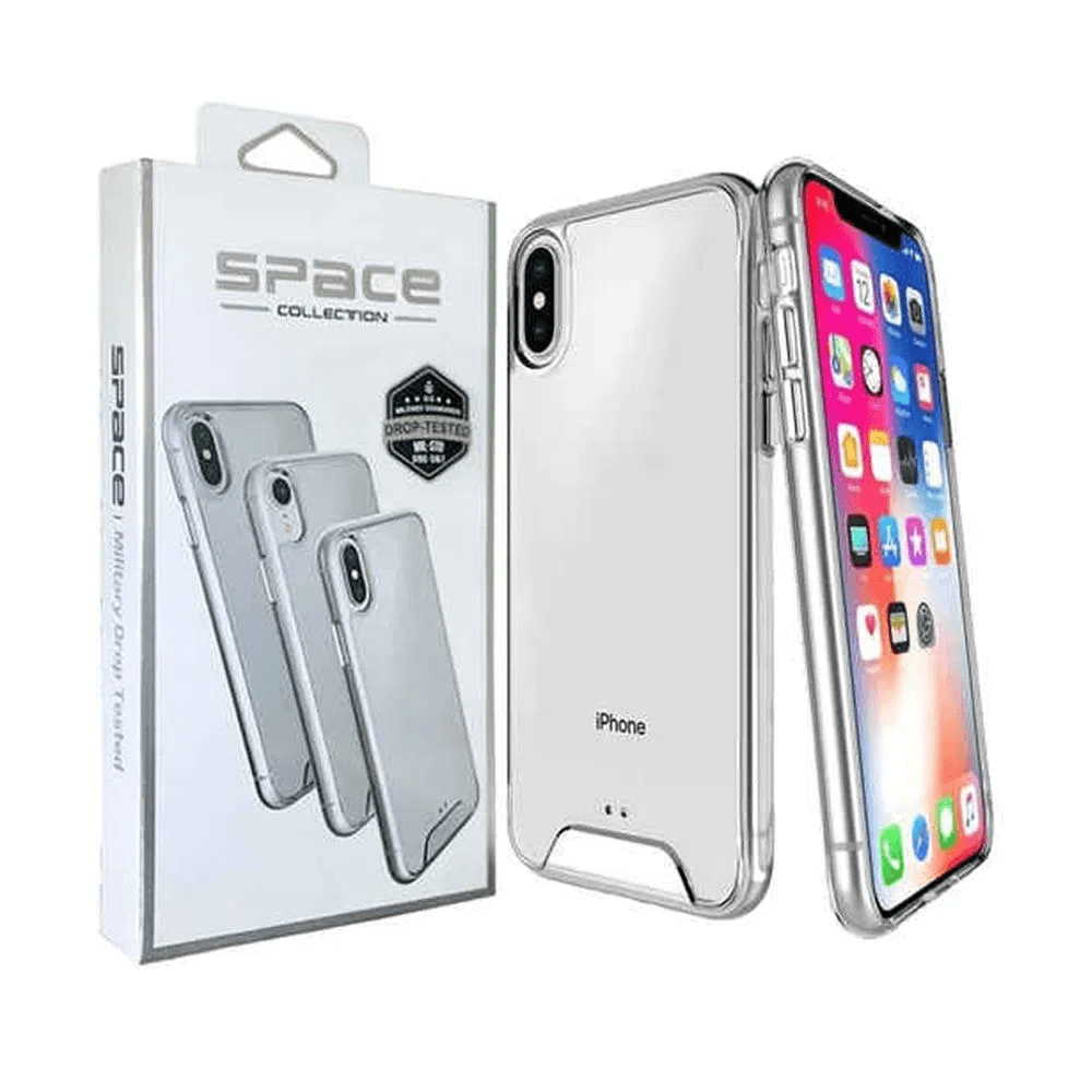 Space Collection Drop Case AntiCaida para iPhone X , XS - Transparente