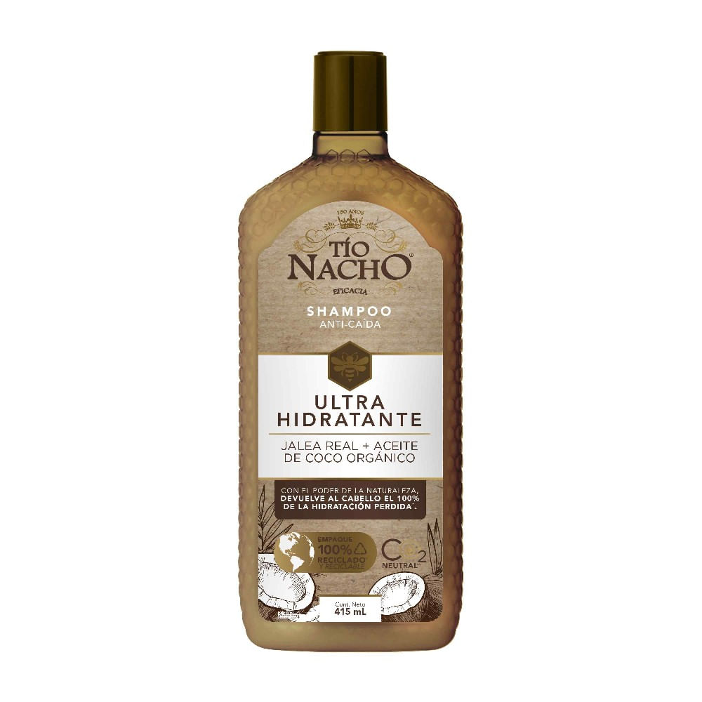 Shampoo TÍO NACHO Coco Ultra Hidratante Frasco 415ml