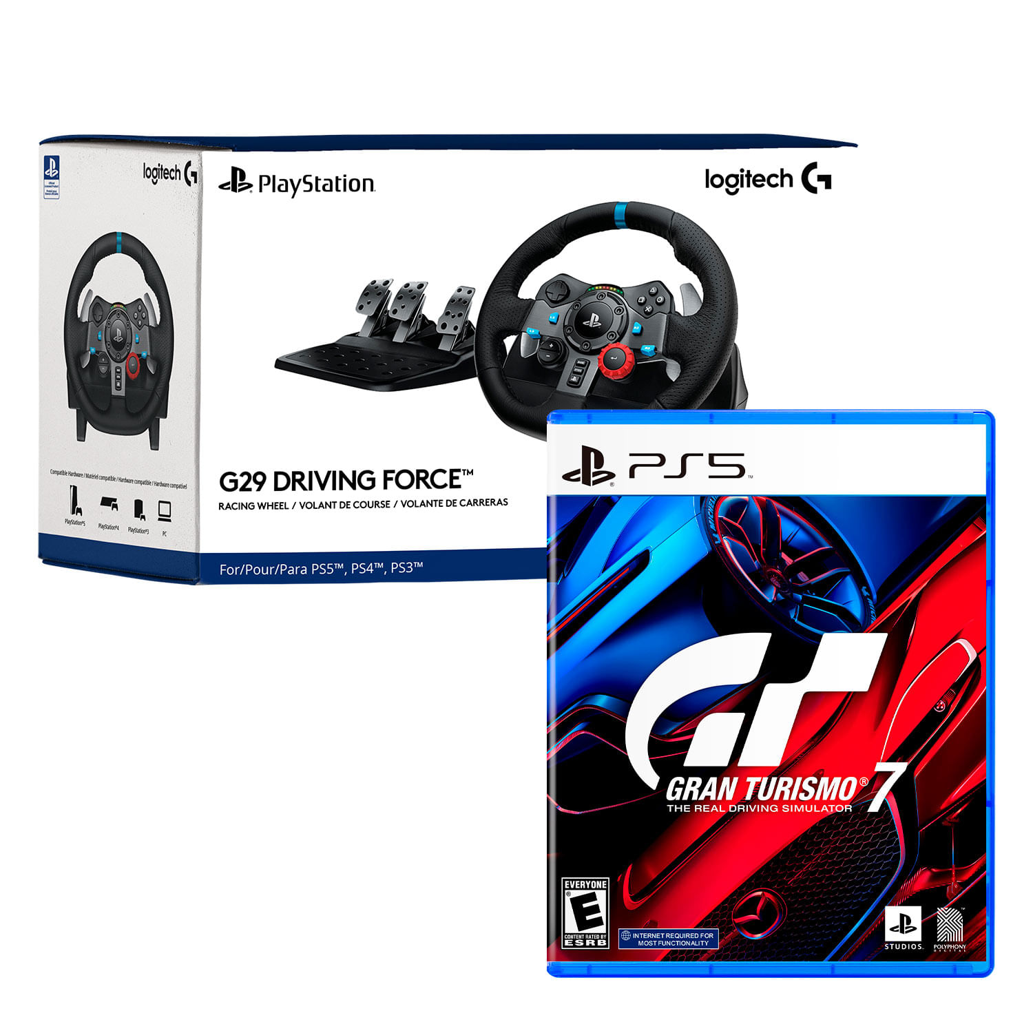 Timon Con Pedal Logitech G29 + Gran Turismo 7 Playstation 5